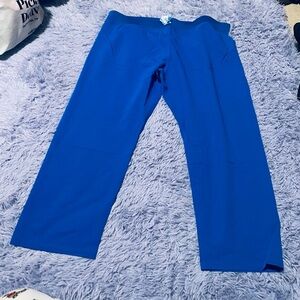Figs Women's Bright Blue Casual Pants